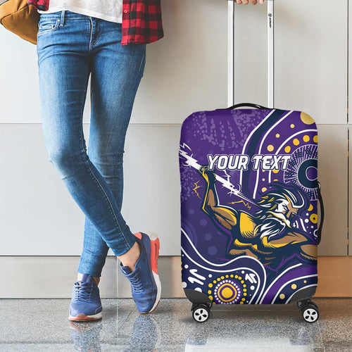 Personalised Storm Rugby Aboriginal Luggage Cover 2024 GO Storms