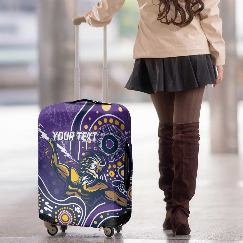 Personalised Storm Rugby Aboriginal Luggage Cover 2024 GO Storms