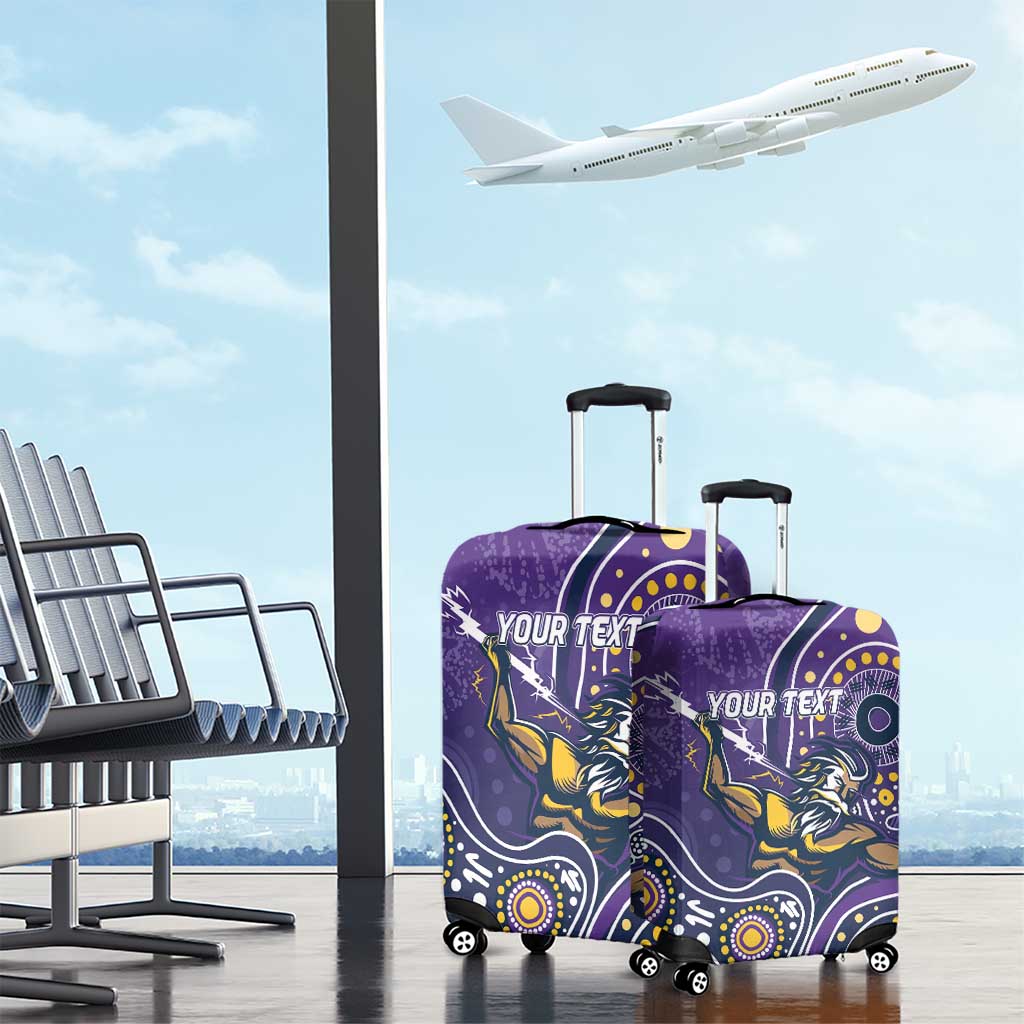 Personalised Storm Rugby Aboriginal Luggage Cover 2024 GO Storms