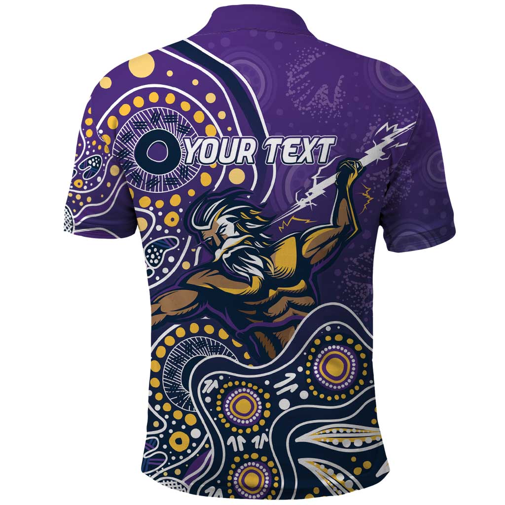 Personalised Storm Rugby Aboriginal Polo Shirt 2024 GO Storms