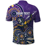 Personalised Storm Rugby Aboriginal Polo Shirt 2024 GO Storms