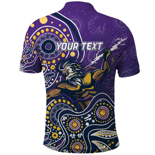 Personalised Storm Rugby Aboriginal Polo Shirt 2024 GO Storms