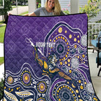 Personalised Storm Rugby Aboriginal Quilt 2024 GO Storms