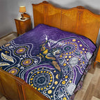 Personalised Storm Rugby Aboriginal Quilt 2024 GO Storms