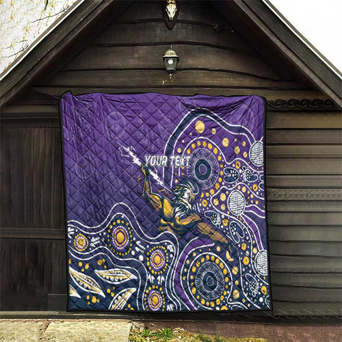 Personalised Storm Rugby Aboriginal Quilt 2024 GO Storms