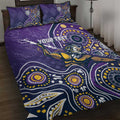 Personalised Storm Rugby Aboriginal Quilt Bed Set 2024 GO Storms