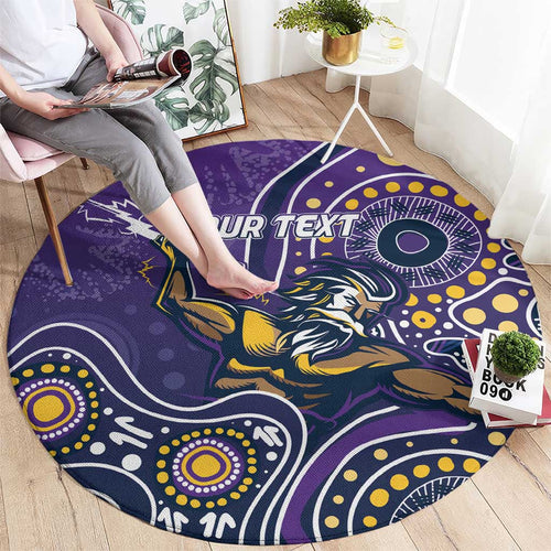 Personalised Storm Rugby Aboriginal Round Carpet 2024 GO Storms