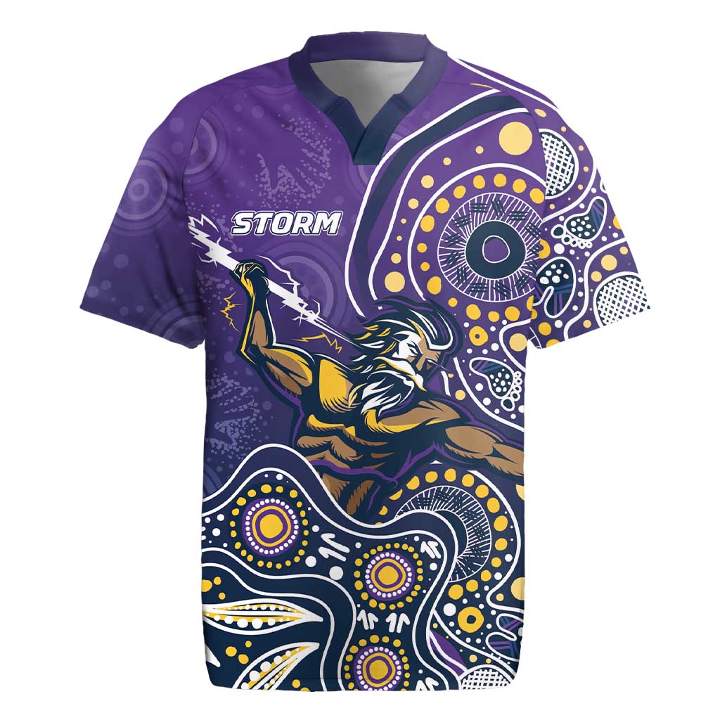 Personalised Storm Rugby Aboriginal Rugby Jersey 2024 GO Storms