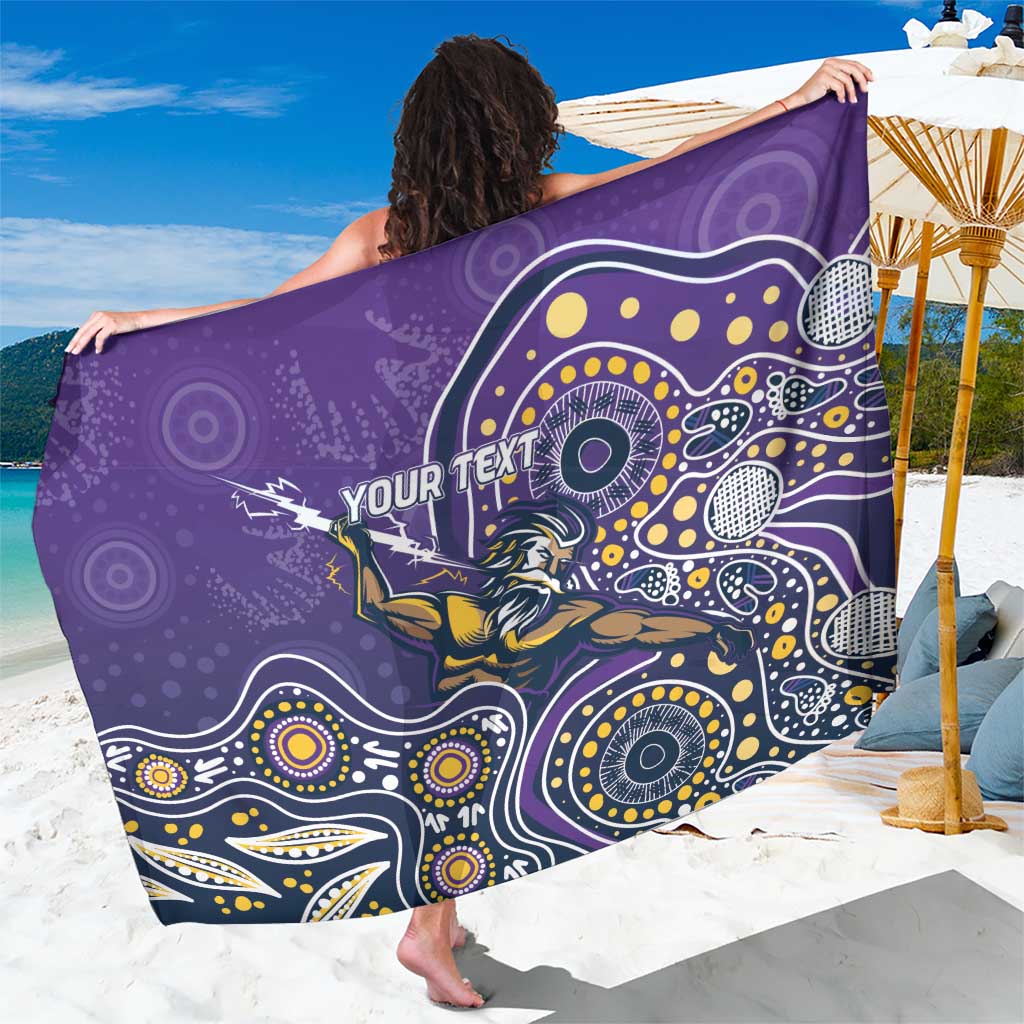 Personalised Storm Rugby Aboriginal Sarong 2024 GO Storms