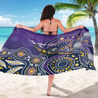 Personalised Storm Rugby Aboriginal Sarong 2024 GO Storms
