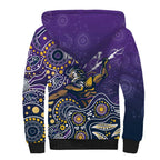 Personalised Storm Rugby Aboriginal Sherpa Hoodie 2024 GO Storms