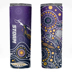 Storm Rugby Aboriginal Skinny Tumbler 2024 GO Storms