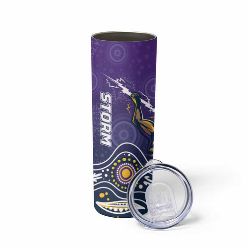 Storm Rugby Aboriginal Skinny Tumbler 2024 GO Storms