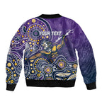 Personalised Storm Rugby Aboriginal Sleeve Zip Bomber Jacket 2024 GO Storms