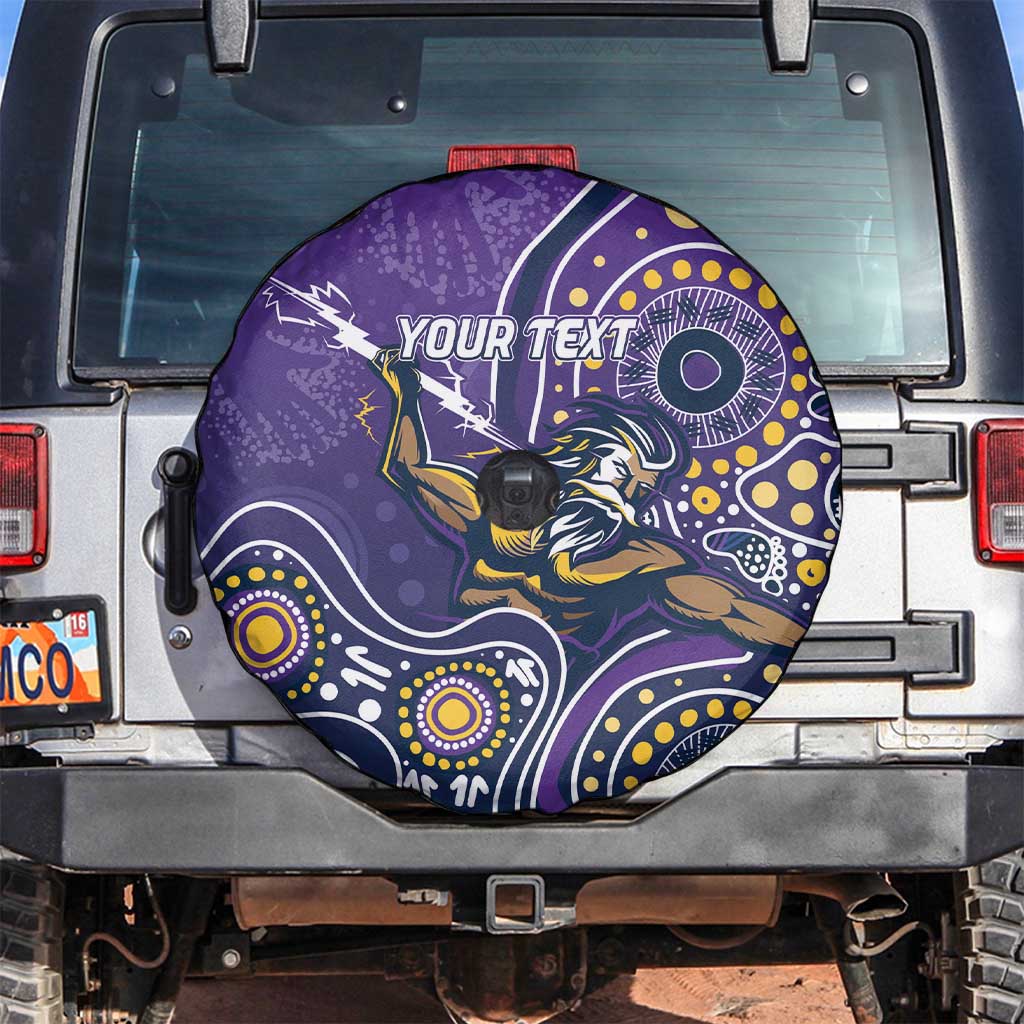 Personalised Storm Rugby Aboriginal Spare Tire Cover 2024 GO Storms