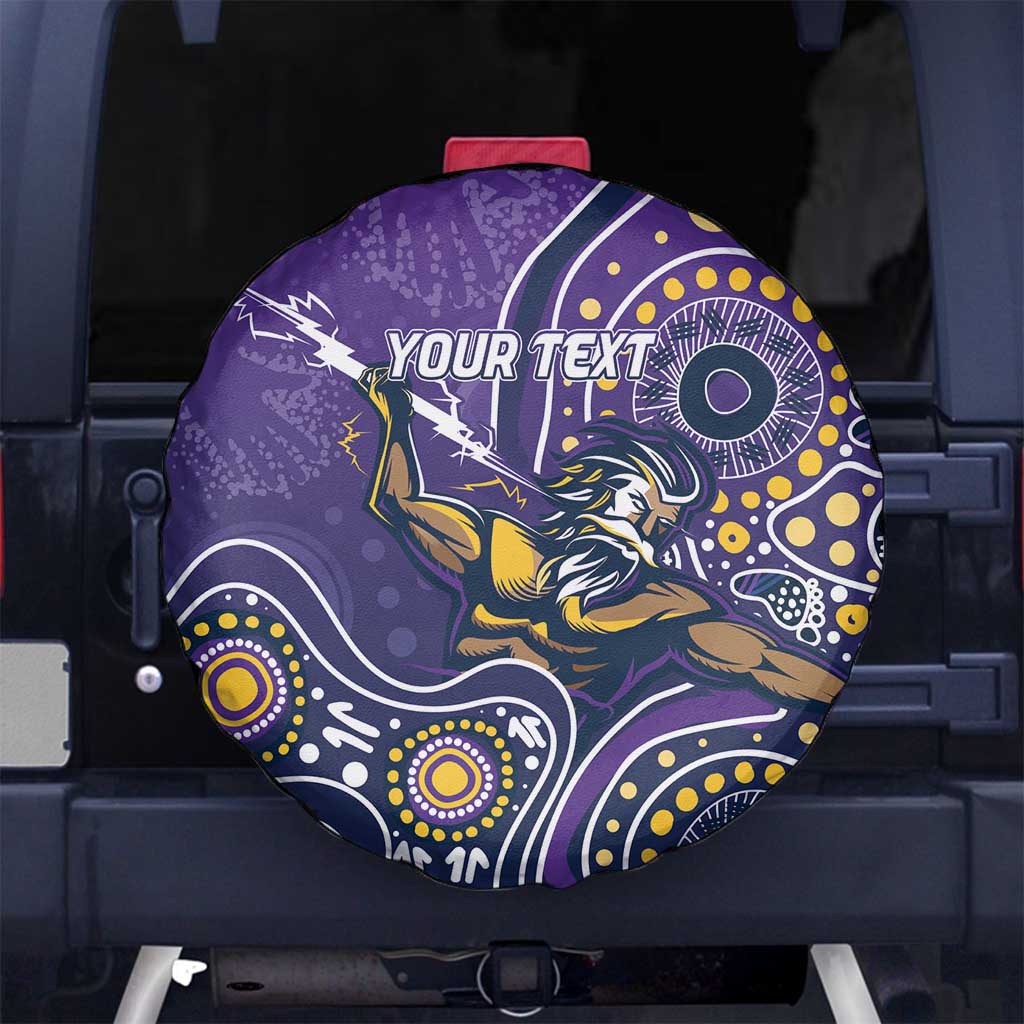 Personalised Storm Rugby Aboriginal Spare Tire Cover 2024 GO Storms