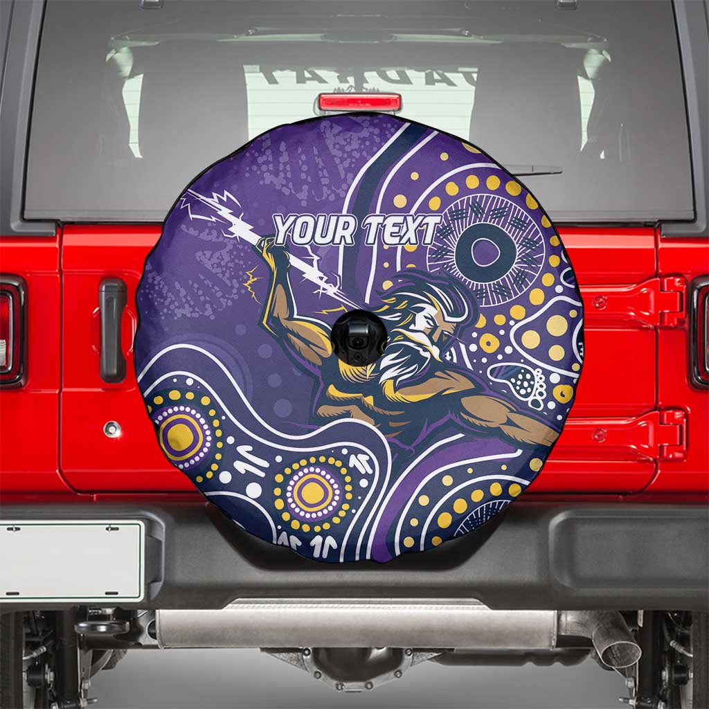 Personalised Storm Rugby Aboriginal Spare Tire Cover 2024 GO Storms