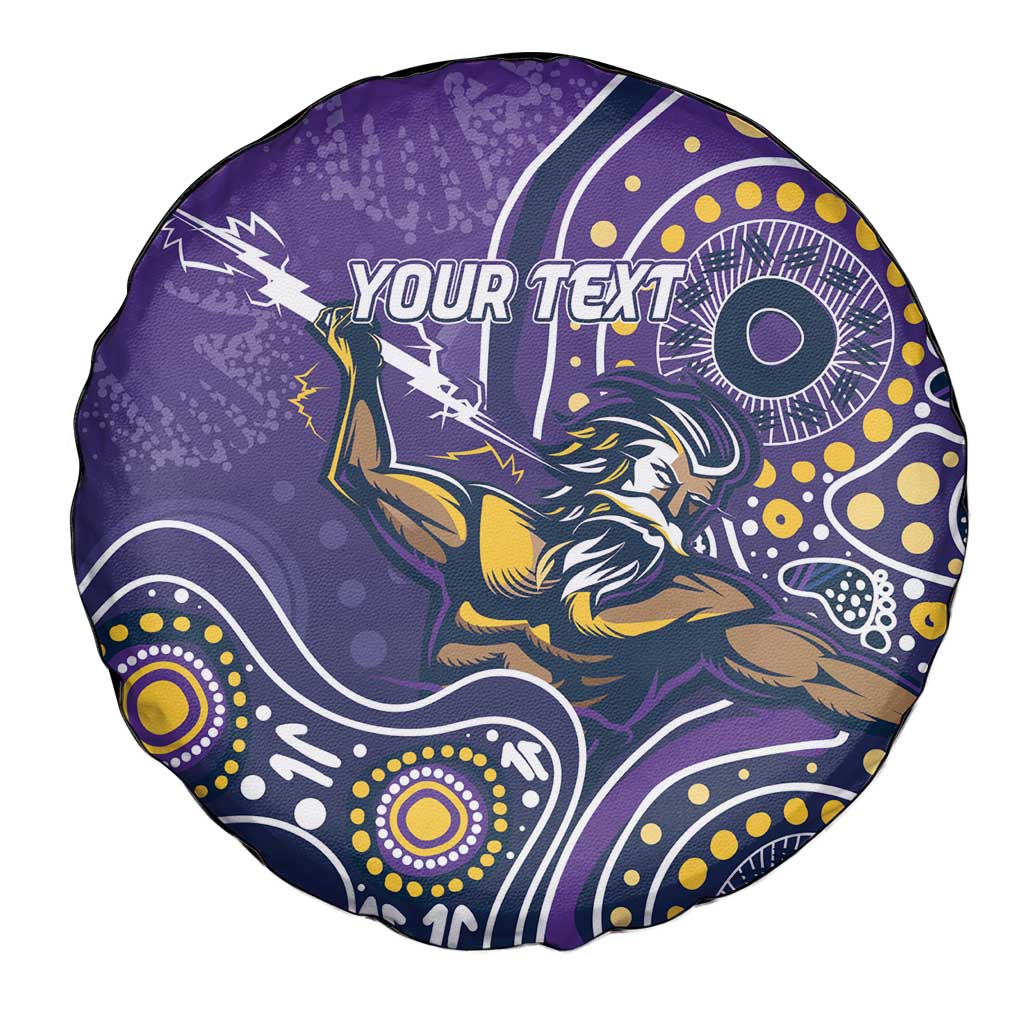 Personalised Storm Rugby Aboriginal Spare Tire Cover 2024 GO Storms