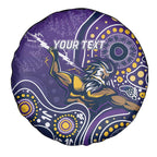 Personalised Storm Rugby Aboriginal Spare Tire Cover 2024 GO Storms