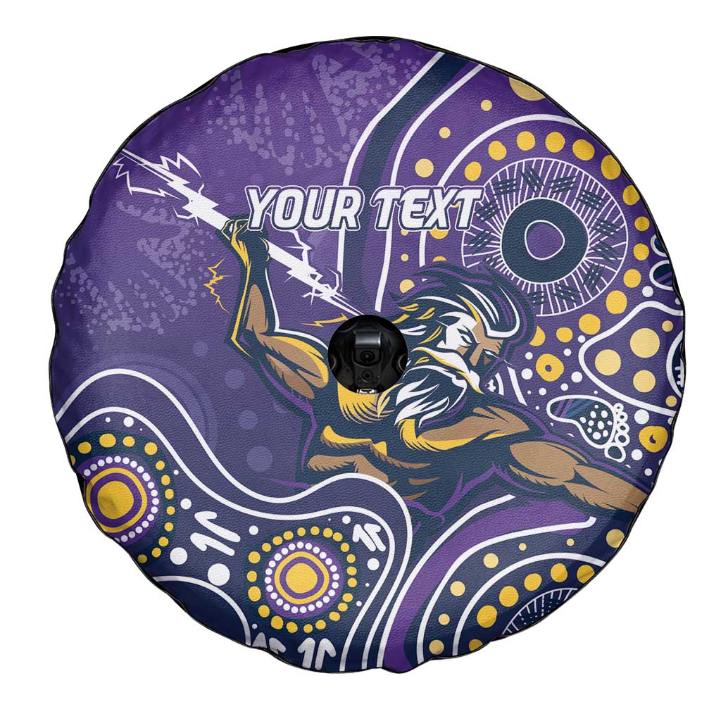 Personalised Storm Rugby Aboriginal Spare Tire Cover 2024 GO Storms