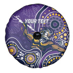 Personalised Storm Rugby Aboriginal Spare Tire Cover 2024 GO Storms