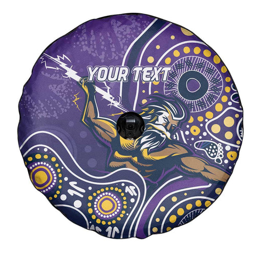 Personalised Storm Rugby Aboriginal Spare Tire Cover 2024 GO Storms
