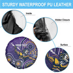 Personalised Storm Rugby Aboriginal Spare Tire Cover 2024 GO Storms
