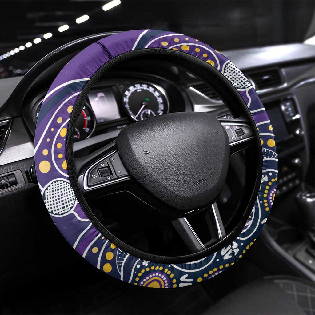 Storm Rugby Aboriginal Steering Wheel Cover 2024 GO Storms