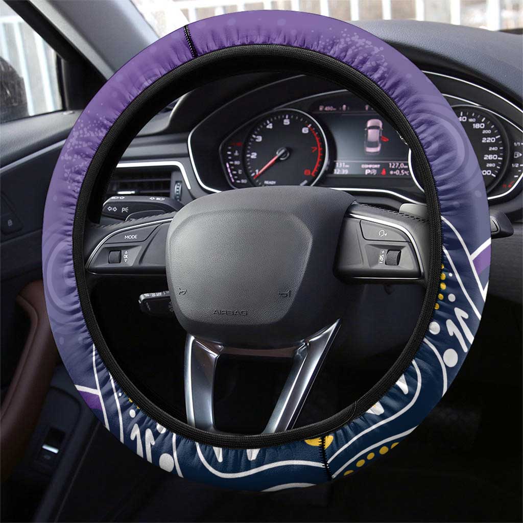 Storm Rugby Aboriginal Steering Wheel Cover 2024 GO Storms