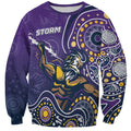 Personalised Storm Rugby Aboriginal Sweatshirt 2024 GO Storms