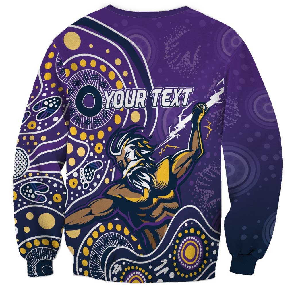 Personalised Storm Rugby Aboriginal Sweatshirt 2024 GO Storms