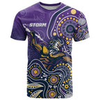 Personalised Storm Rugby Aboriginal T Shirt 2024 GO Storms
