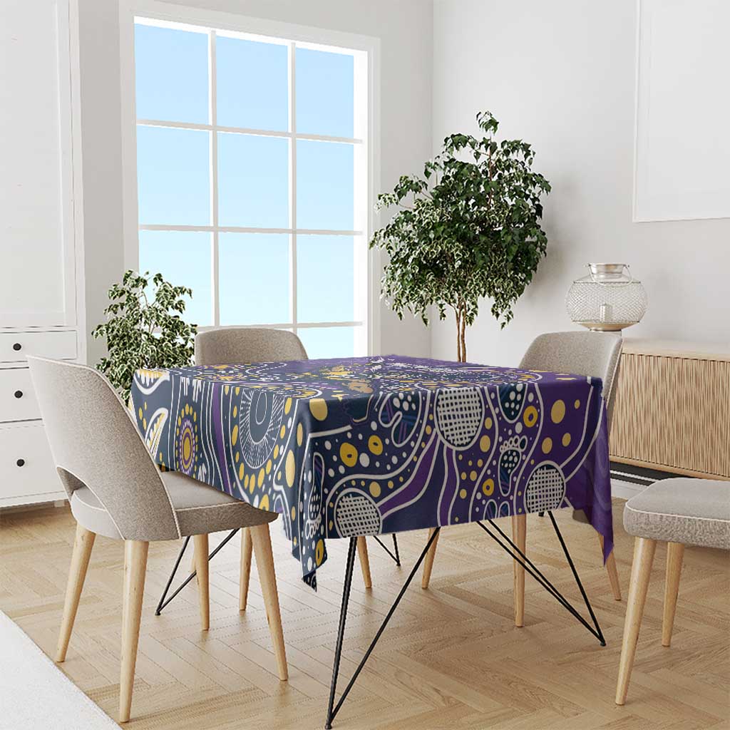 Personalised Storm Rugby Aboriginal Tablecloth 2024 GO Storms