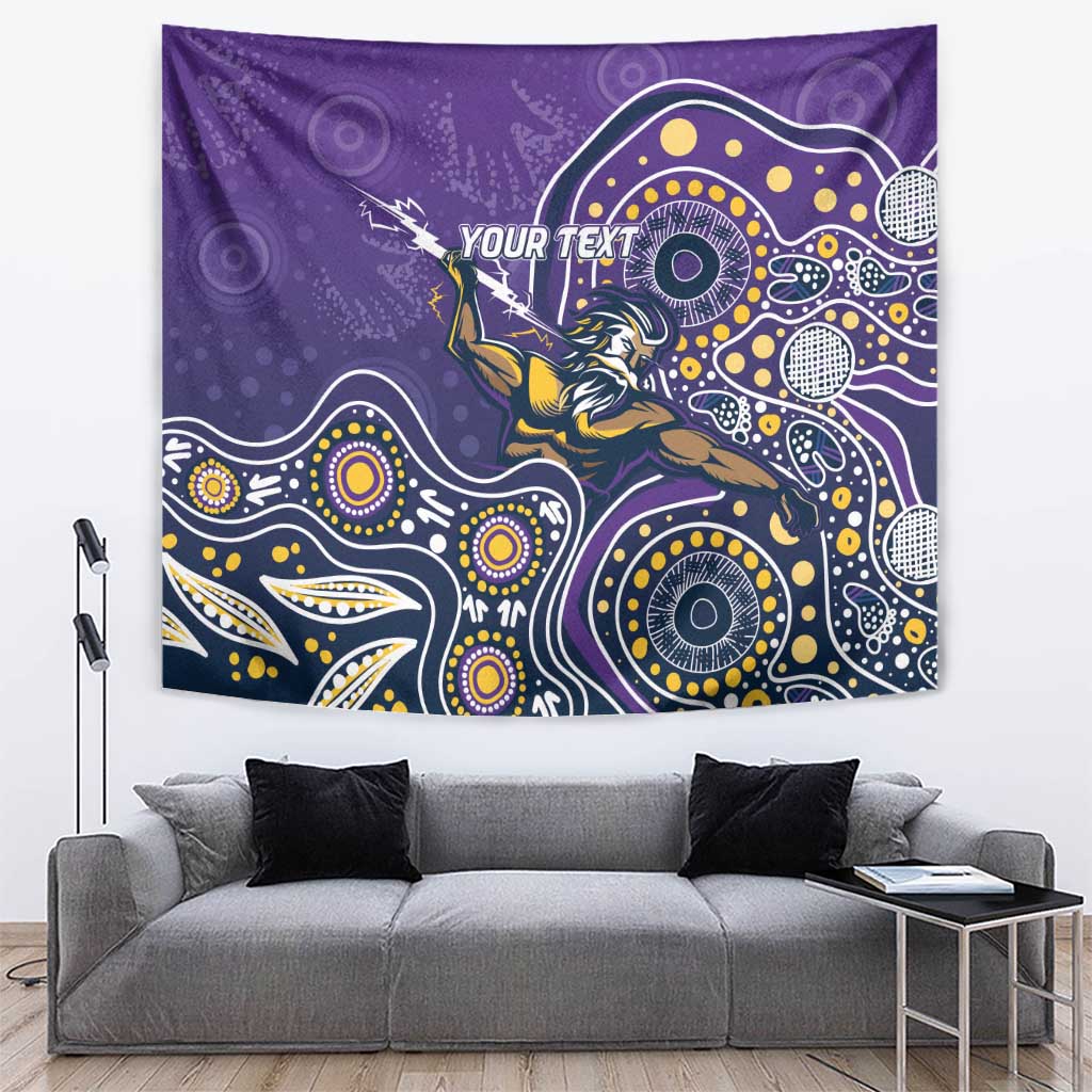 Personalised Storm Rugby Aboriginal Tapestry 2024 GO Storms