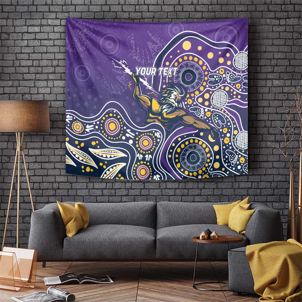Personalised Storm Rugby Aboriginal Tapestry 2024 GO Storms