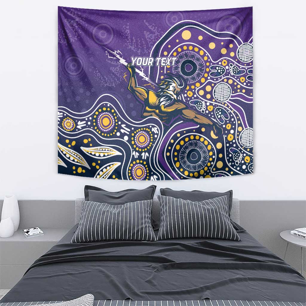 Personalised Storm Rugby Aboriginal Tapestry 2024 GO Storms