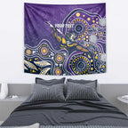 Personalised Storm Rugby Aboriginal Tapestry 2024 GO Storms