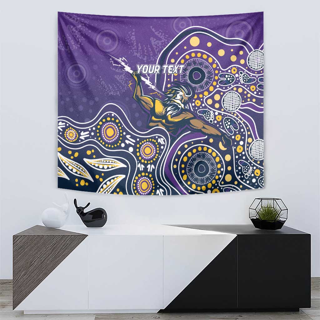 Personalised Storm Rugby Aboriginal Tapestry 2024 GO Storms