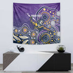 Personalised Storm Rugby Aboriginal Tapestry 2024 GO Storms