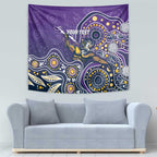 Personalised Storm Rugby Aboriginal Tapestry 2024 GO Storms