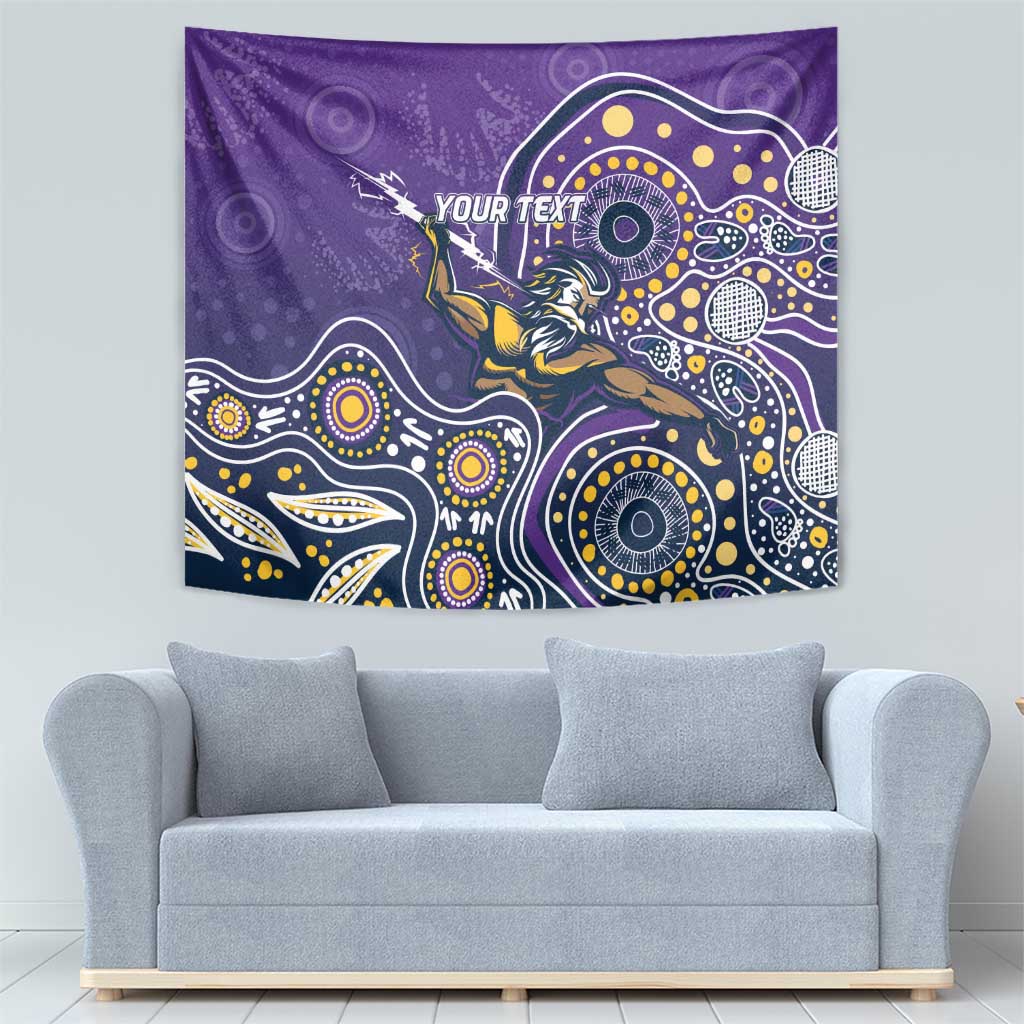 Personalised Storm Rugby Aboriginal Tapestry 2024 GO Storms