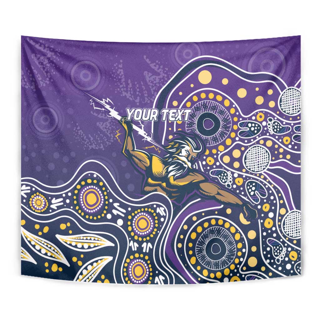 Personalised Storm Rugby Aboriginal Tapestry 2024 GO Storms