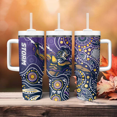 Storm Rugby Aboriginal Tumbler With Handle 2024 GO Storms