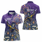 Personalised Storm Rugby Aboriginal Women Polo Shirt 2024 GO Storms