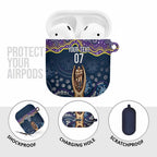 Melbourne Rugby NRL Custom Indigenous AirPods Case Raging Storms - Aussie Hoodie