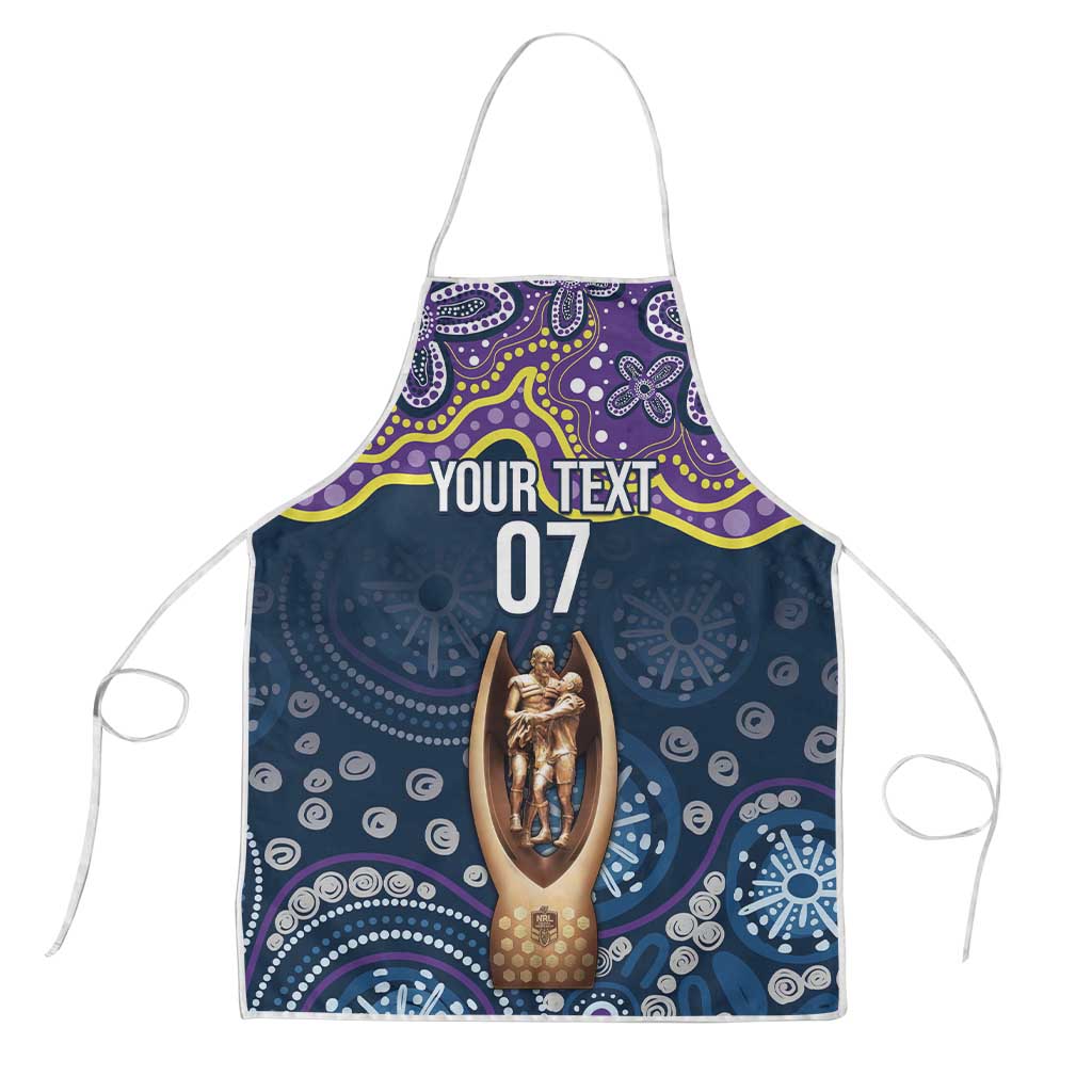 Melbourne Rugby NRL Custom Indigenous Apron Raging Storms - Aussie Hoodie