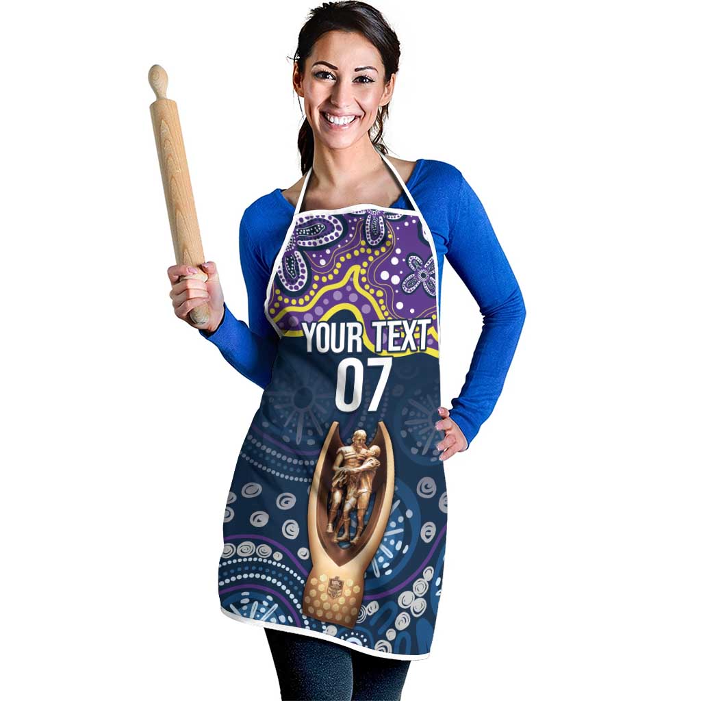 Melbourne Rugby NRL Custom Indigenous Apron Raging Storms - Aussie Hoodie