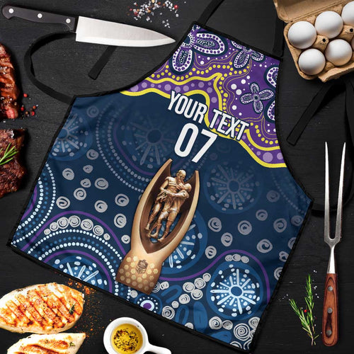 Melbourne Rugby NRL Custom Indigenous Apron Raging Storms - Aussie Hoodie