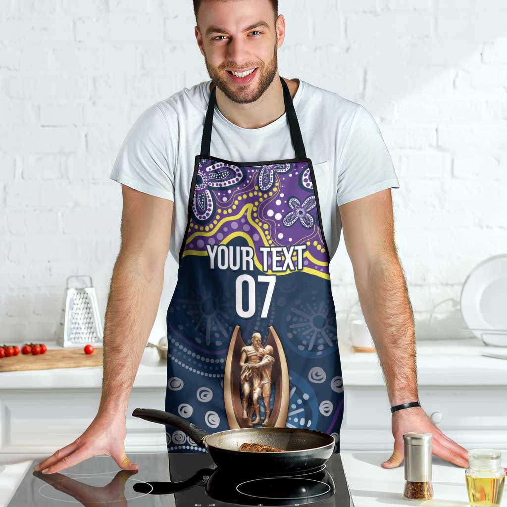 Melbourne Rugby NRL Custom Indigenous Apron Raging Storms - Aussie Hoodie