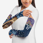 Melbourne Rugby NRL Custom Indigenous Arm Sleeves Raging Storms - Aussie Hoodie